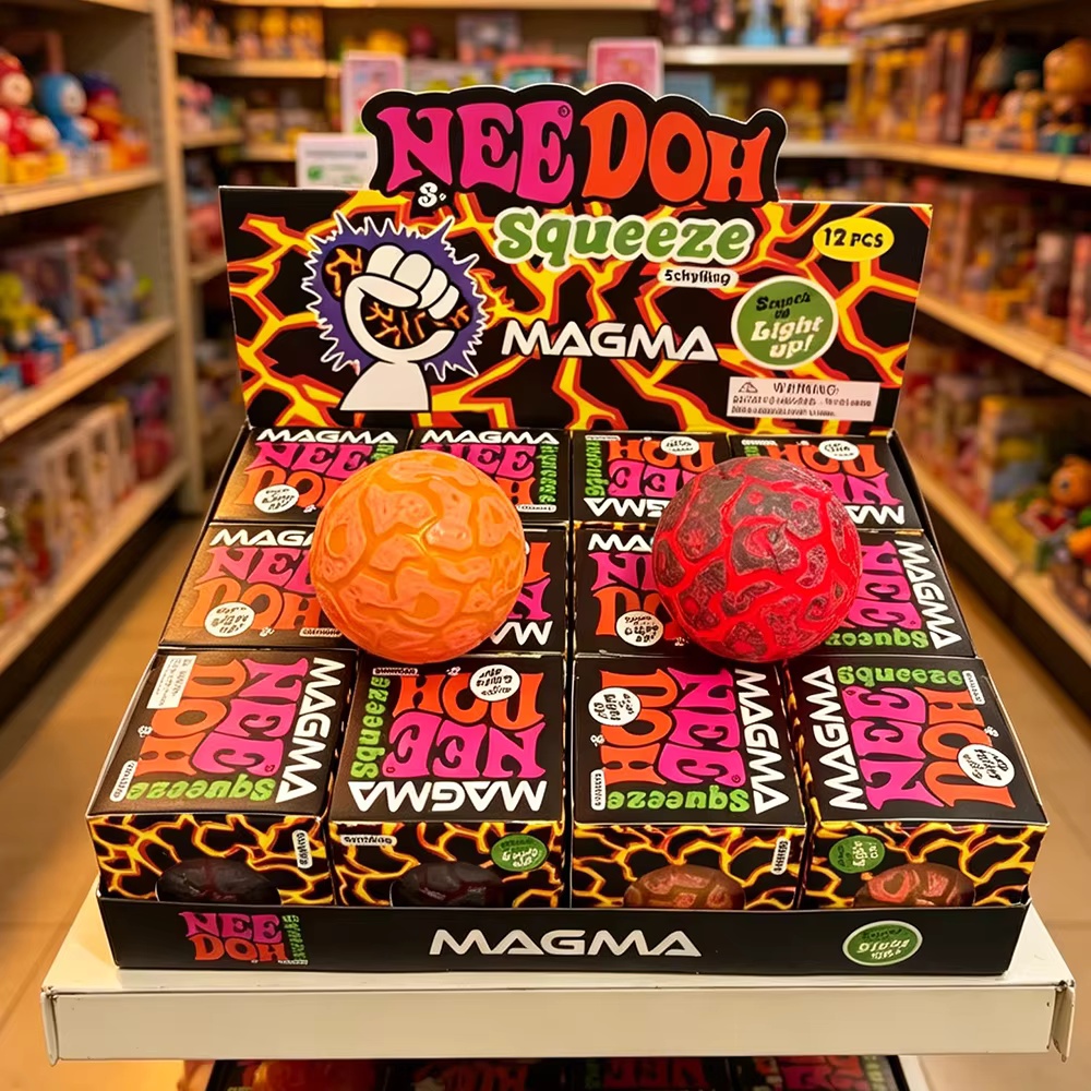 Fidget Cube Original - Yeni Ürün NeeDoh Simli Magma Topu