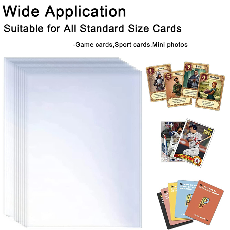 Card Penny Sleeve - 200 Adet Şeffaf Oyun Kartı Kılıfı,