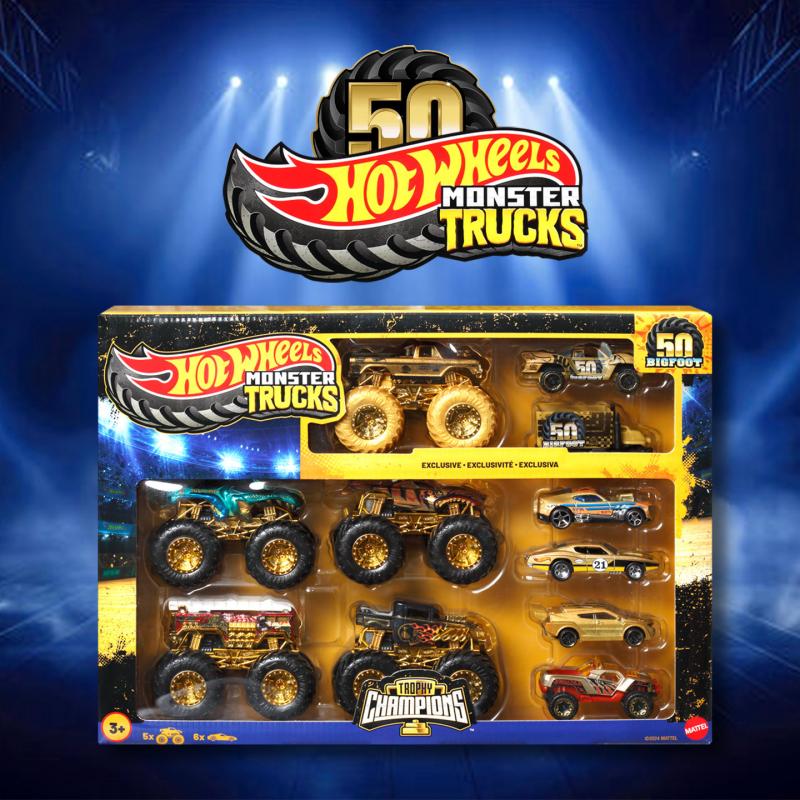 Hot Wheels Car Monster Trucks - Hot Wheels Monster Trucks Trophy Şampiyonları