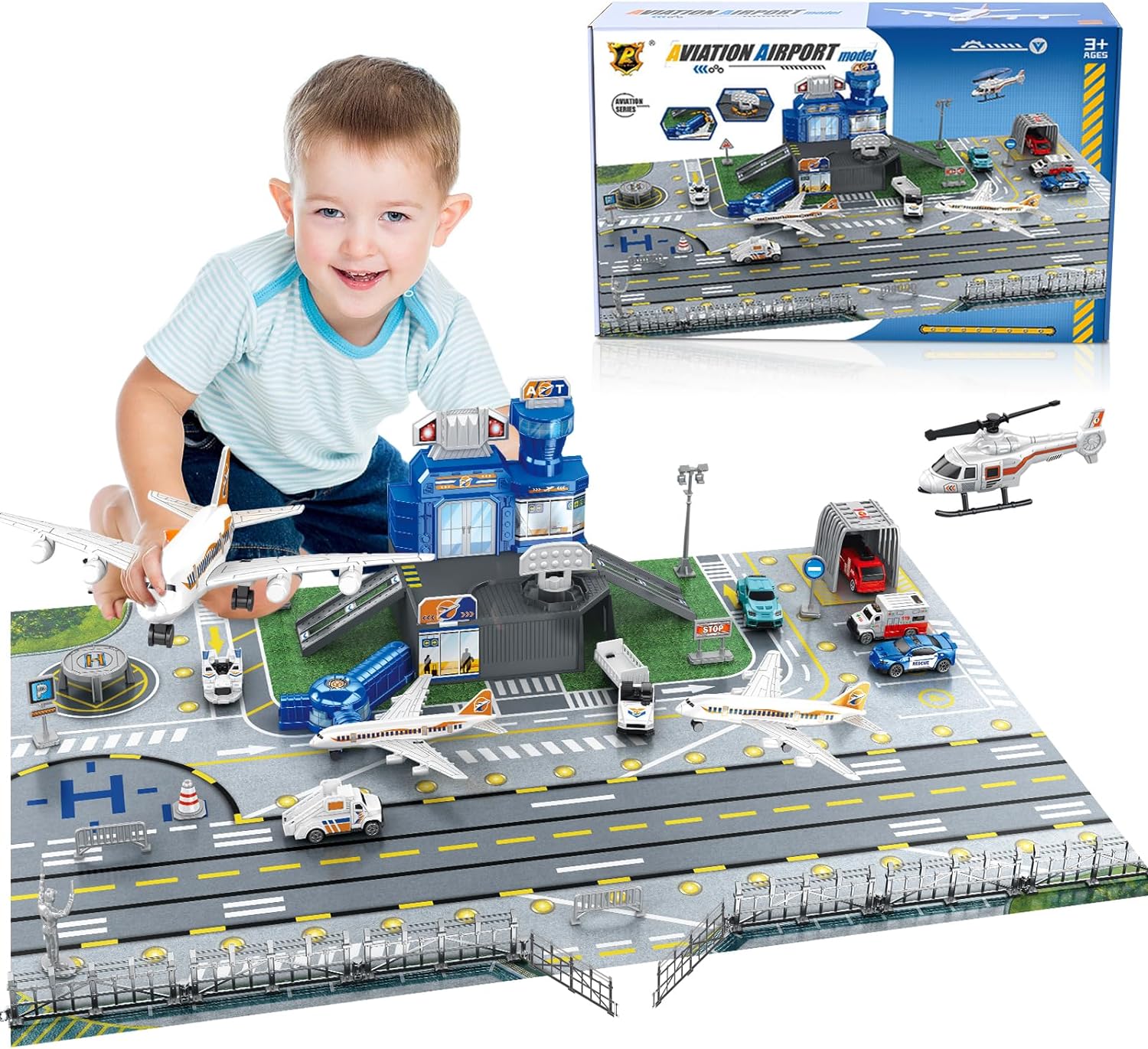 Çocuklar için Havaalanı Sahne  - Model Airplane Plastic incelemesi ve fiyatı