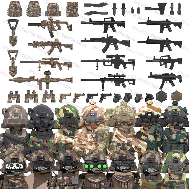 MOC Askeri Figürleri Yapım Blo - Lego Minifigure Holder incelemesi ve fiyatı